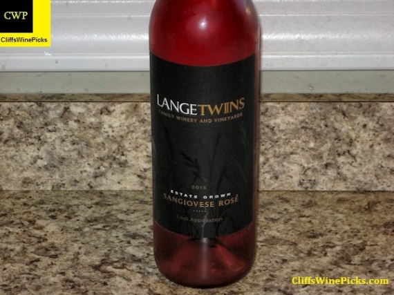 2015 LangeTwins Sangiovese Rosé