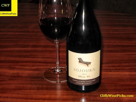 2012 Sojourn Pinot Noir Sangiacomo Vineyard